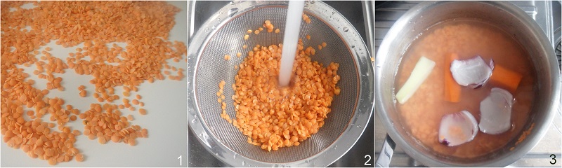 Come cuocere le lenticchie decorticate che non si spappolano ricetta facile il chicco di mais 1 lavare le lenticchie