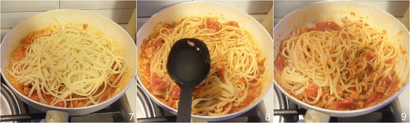 pasta al tonno ricetta semplice e saporita il chicco di mais 3 mantecare la pasta