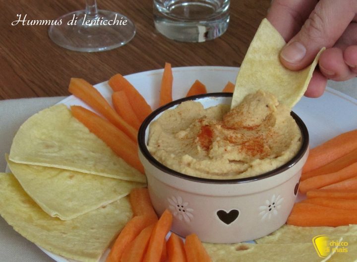 Hummus di lenticchie ricetta facile crema di lenticchie per crostini e pinzimonio il chicco di mais