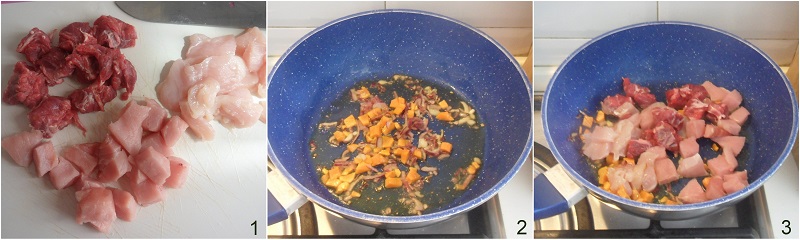 olive ascolane ricetta originale marchigiana anche senza glutine il chicco di mais 1 tagliare la carne per il ripieno