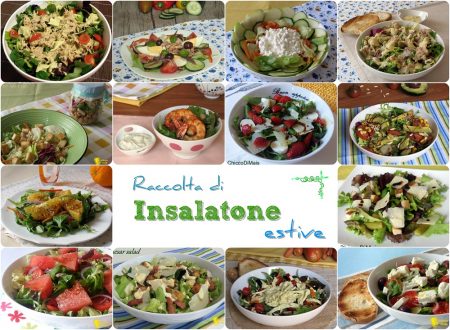 Raccolta di insalatone estive Raccolta di insalatone estive