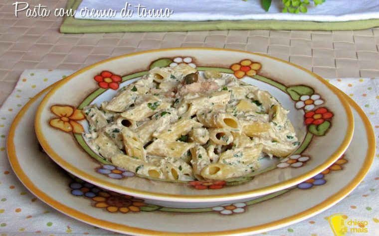 Pasta con crema di tonno Pasta con crema di tonno