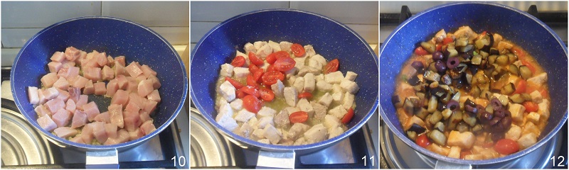 caponata di pesce spada con melanzane ricetta siciliana facile agrodolce il chicco di mais 4 cuocere il pesce spada