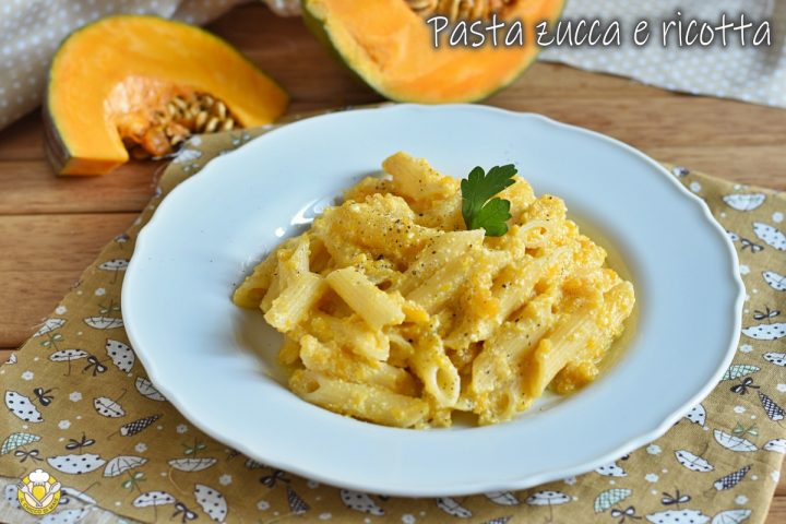 pasta con zucca e ricotta cremosa ricetta vegetariana facile economica il chicco di mais