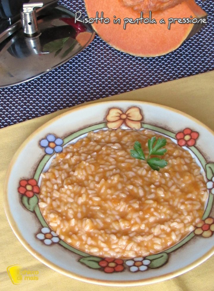 Risotto in pentola a pressione ricetta e tempi di cottura Il chicco