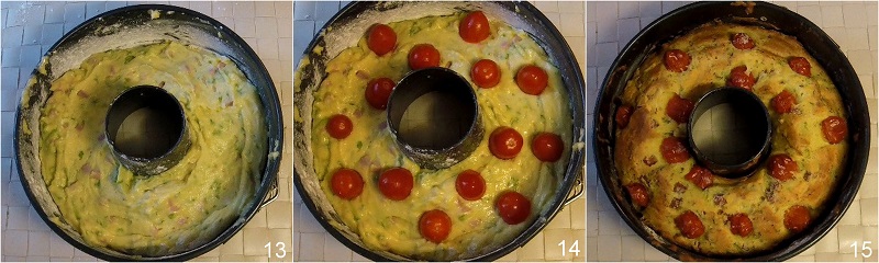 ciambella salata con zucchine e pomodorini prosciutto e formaggio ricetta tradizionale e senza glutine il chicco di mais 5
