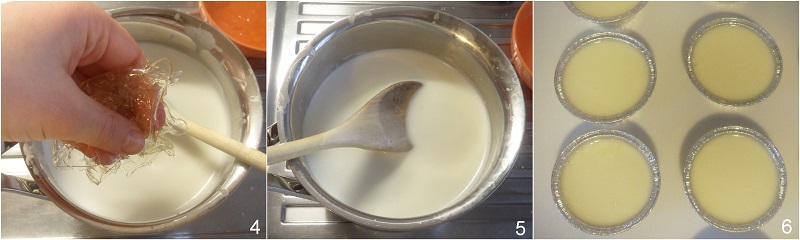 panna cotta al caramello come fare la salsa liquida panna cotta con poca gelatina il chicco di mais 2 unire la colla di pesce o l'agar agar