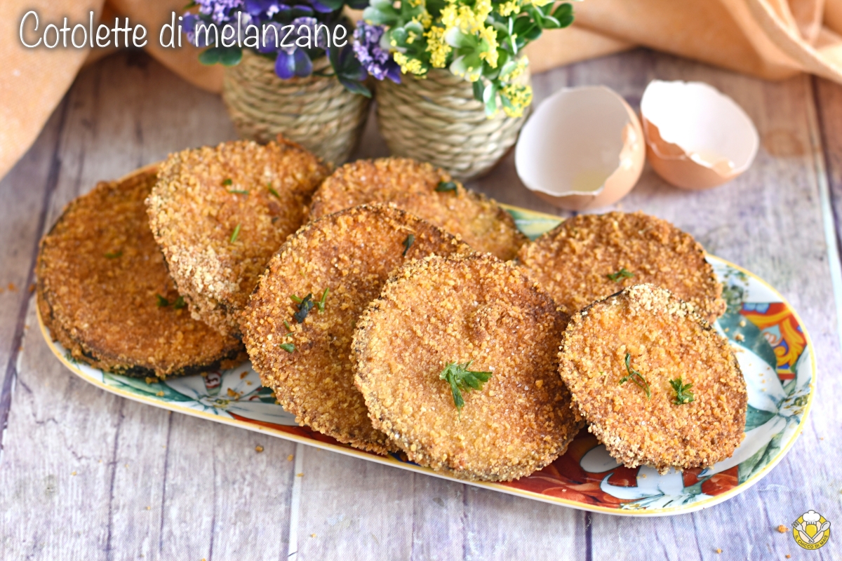 Cotolette di melanzane al forno o fritte: ricetta semplice e saporita
