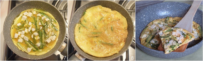 frittata con feta e zucchine ricetta veloce economica il chicco di mais 3 cuocere la frittata