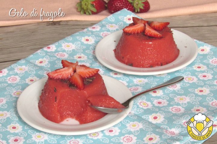 gelo di fragole ricetta budino di fragole senza gelatina o colla di pesce il chicco di mais