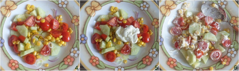 insalata di cetrioli con salsa allo yogurt ricetta light estiva fresca facile veloce il chicco di mais 2 condire l'insalata