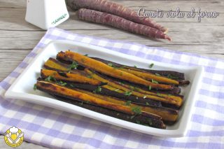 carote viola al forno ricetta light facile e veloce antipasto o contorno vegano il chicco di mais