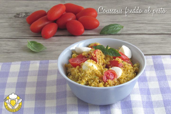 couscous freddo al pesto con pomodoro e mozzarella ricetta insalata di couscous estiva il chicco di mais