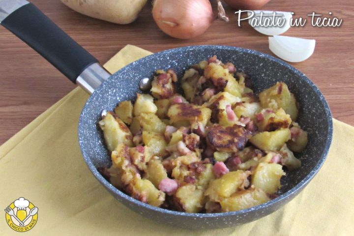 patate in tecia ricetta friulana di trieste patate lesse in padella con pancetta e cipolla il chicco di mais