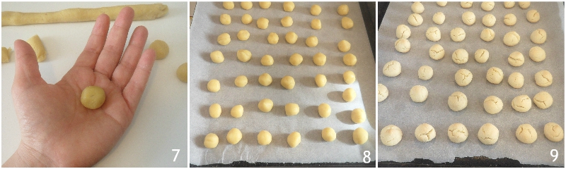 Fave dei morti ricetta romana laziale biscotti alle mandrle del 2 novembre il chicco di mais 3 cuocere i biscotti