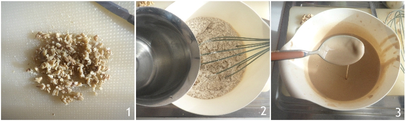 castagnaccio toscano morbido senza uvetta ricetta originale il chicco di mais 1 mescolare acqua e farina di castagne
