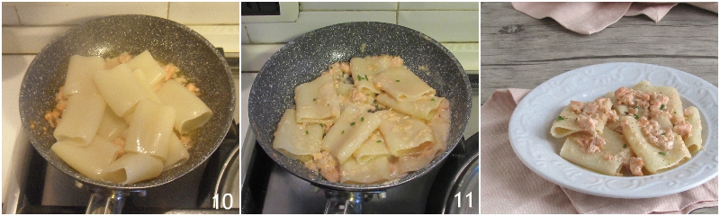 Pasta al salmone fresco senza panna cremosa ricetta facile e veloce il chicco di mais 4 mantecare la pasta