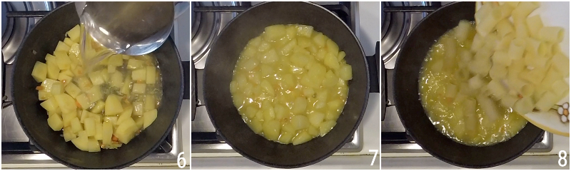 pasta e patate al forno ricetta napoletana con provola filante il chicco di mais 3 unire pasta