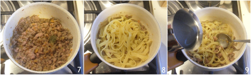 tagliatelle al ragù bianco ricetta facile sugo di carne senza pomodoro il chicco di mais 3 cuocere il ragù