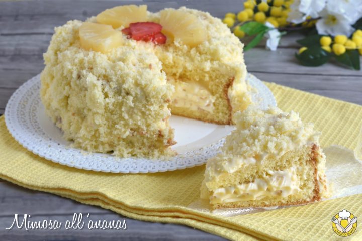 torta mimosa all'ananas ricetta facile con foto passo passo torta di compleanno il chicco di mais