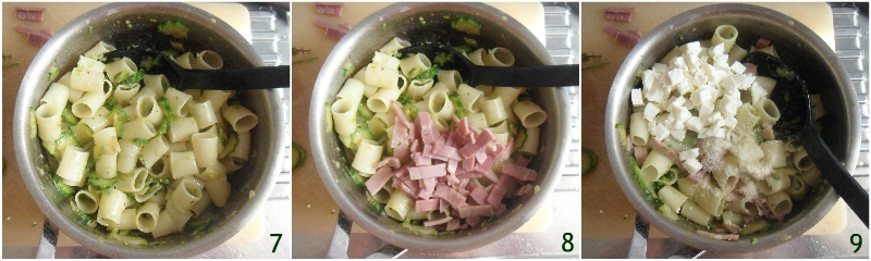 pasta al forno con zucchine e prosciutto senza besciamella ricetta leggera il chicco di mais 3 condire la pasta