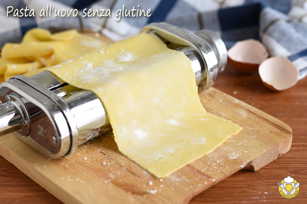 pasta all'uovo senza glutine ricetta facile pasta fresca glutenfree fatta in casa il chicco di mais