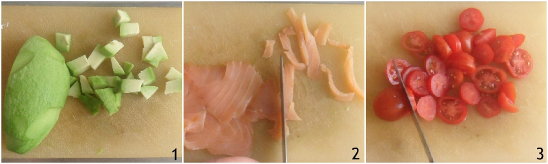 insalata di riso con salmone e avocado ricetta estiva facile e veloce il chicco di mais 1 tagliare ingredienti