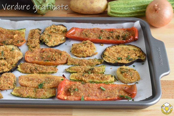 verdure gratinate al forno con pangrattato e parmigiano ricetta facile il chicco di mais
