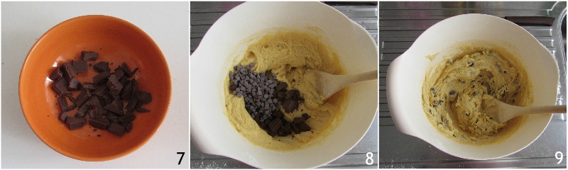 cookies senza glutine con gocce di cioccolato ricetta con farine naturali glutenfree di riso e mais il chicco di mais 3 unire gocce di cioccolato