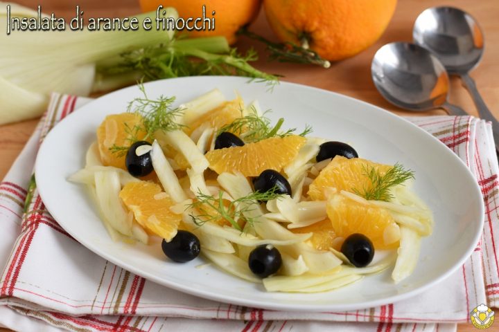 insalata di arance e finocchi con olive ricetta siciliana antipasto facile leggero il chicco di mais