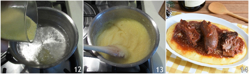 polenta con costine e salsicce ricetta con 3 modi di cottura pentola slow cooker e pentola a pressione il chicco di mais 5 preparare la polenta
