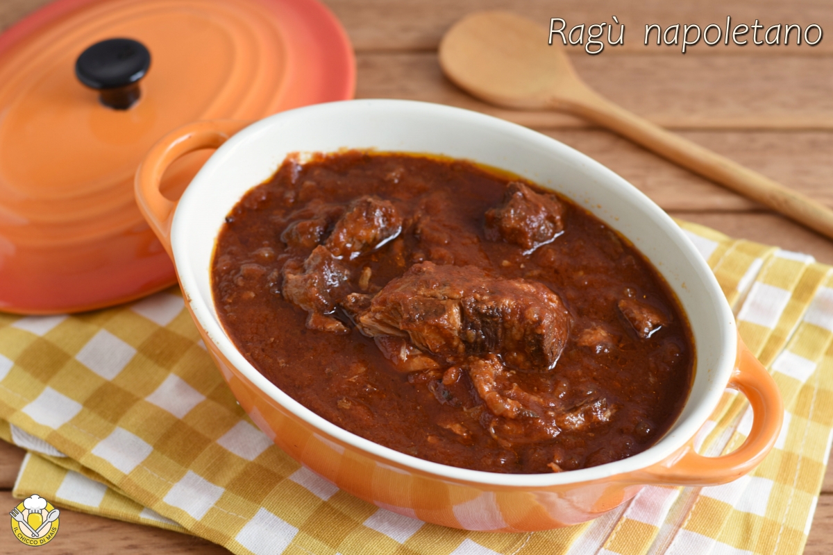 ragù napoletano nella slow cooker ricetta passo passo con carne e costine di maiale il chicco di mais