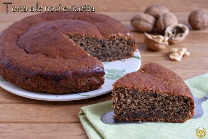 torta morbida alle noci e ricotta ricetta senza farina e senza burro il chicco di mais