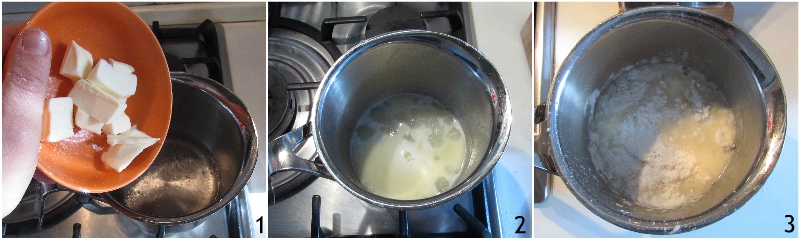 bignè senza glutine ricetta pasta choux glutenfree con farina di riso e fecola con foto passo passo il chicco di mais 1 fare il roux