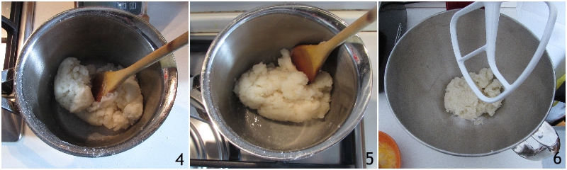 bignè senza glutine ricetta pasta choux glutenfree con farina di riso e fecola con foto passo passo il chicco di mais 2 cuocere il roux