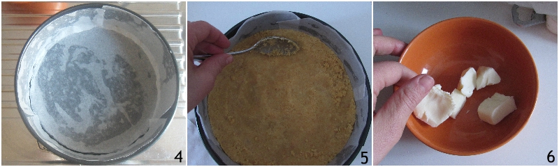 crostata al cioccolato e fragole senza cottura ricetta dolce veloce con base di biscotti sbriciolati il chicco di mais 2 formare la base