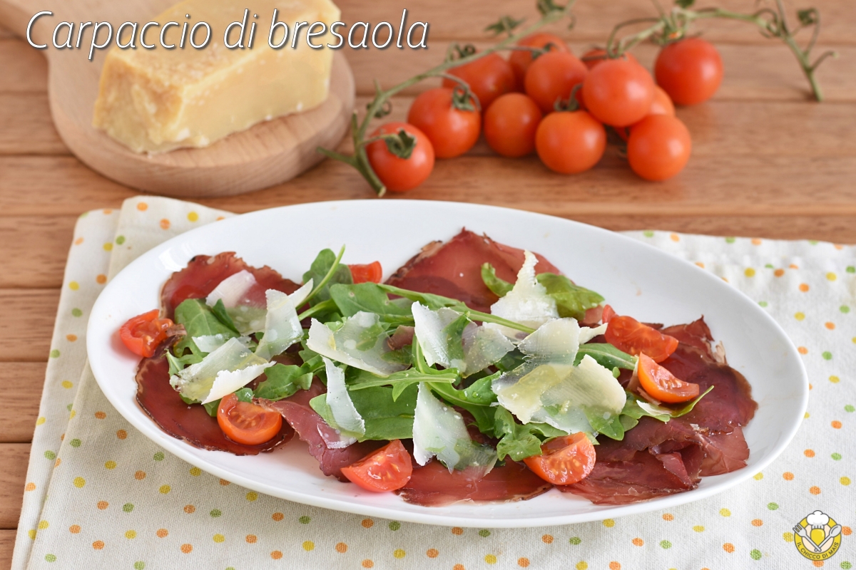 carpaccio of bresaola with rocket and parmesan quick cold appetizer recipe in 10 minutes the grain of corn