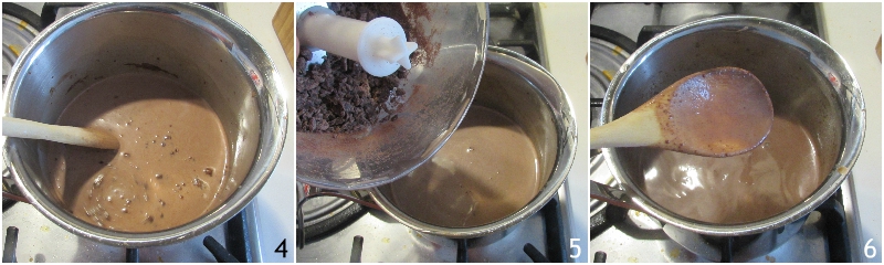 gelato al cioccolato senza uova ricetta per gelatiera casalinga gelato cremoso senza addensanti il chicco di mais 1 tritare il cioccolato 2 fare la miscela