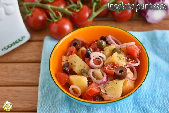 insalata pantesca ricetta patate in insalata con capperi di Pantelleria olive e cipolle di tropea il chicco di mais