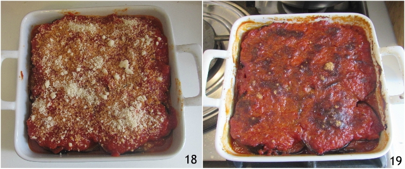 parmigiana di melanzane alla siciliana ricetta originale semplice con melanzane fritte pomodoro e formaggio il chicco di mais 7 cuocere in forno