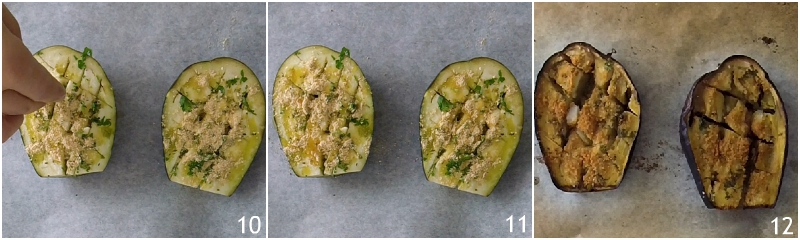 melanzane a scacchiera gratinate al forno con pangrattato ricetta melanzane a metà facili e veloci il chicco di mais 4 cuocere al forno