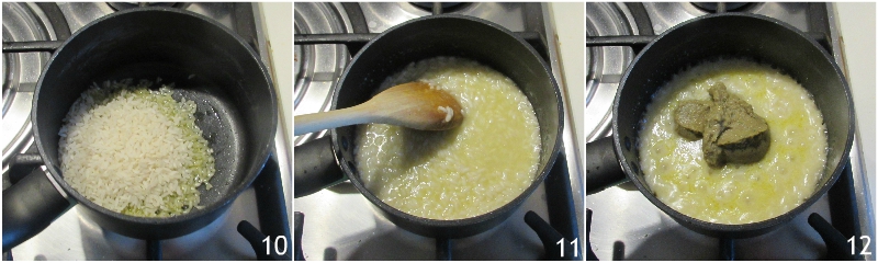 risotto con crema di melanzane e stracciatella di burrata ricetta chicco di mais 4 fare il risotto alle melanzane