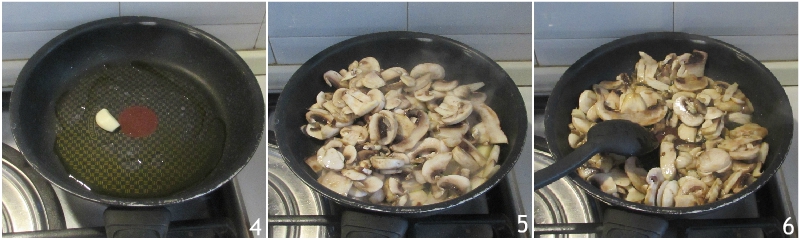 funghi champignon trifolati in padella ricetta classica contorno facile e veloce il chicco di mais 2 saltare i funghi in padella