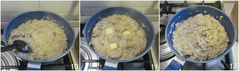 risotto ai funghi porcini freschi surgelati o secchi ricetta perfetta risotto cremoso senza parmigiano il chicco di mais 4 mantecare il risotto