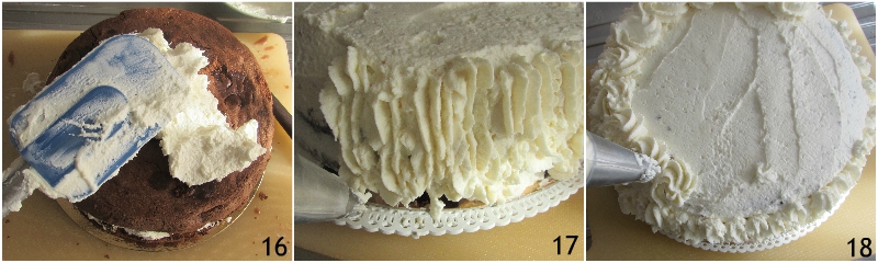 torta a strati farcita ai lamponi ricetta torta di compleanno facile senza glutine decorata con panna il chicco di mais 6 rivestire la torta