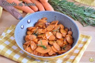 carote al burro saltate in padella ricetta contorno con carote facile e veloce il chicco di mais