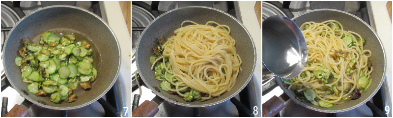 spaghetti alla nerano con zucchine e provolone ricetta costiera amalfitana il chicco di mais 3 fare il condimento