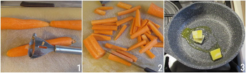 carote glassate al balsamico ricetta contorno carote in padella in agrodolce il chicco di mais 1 tagliare le carote a bastoncino
