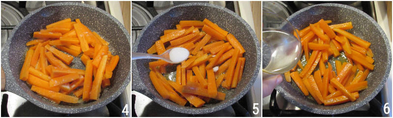 carote glassate al balsamico ricetta contorno carote in padella in agrodolce il chicco di mais 2 cuocere le carote