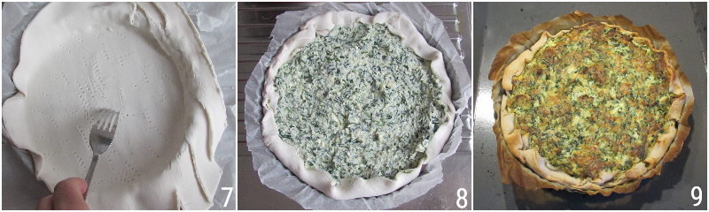 torta salata ricotta e spinaci con pasta sfoglia ricetta rustico facile veloce vegetariano il chicco di mais 3 cuocere torta salata